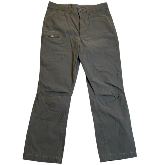 Eddie Bauer Men's Cargo Pants 32x30 Gray Lightweight With Zip Pocket Durable - Picture 1 of 10